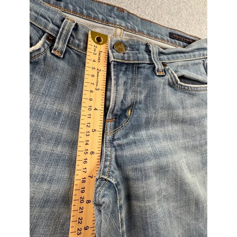 Citizens of Humanity Elle 064 Low Waist Bootcut Jeans Light Wash Stretch Size 29
